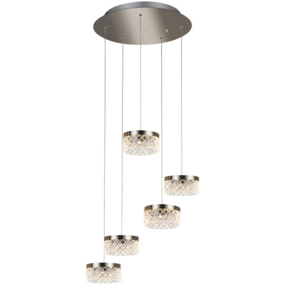 Подвесной светильник Diamond cut MD21020075-5A satin nickel