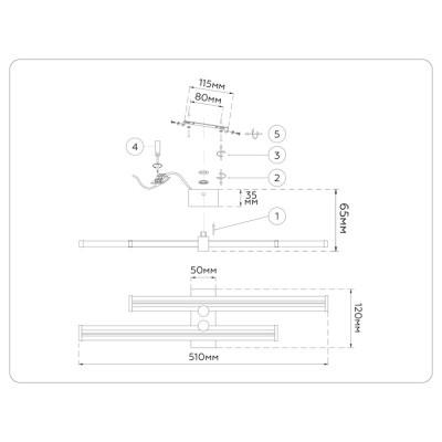 Настенный светильник Comfort FL6152