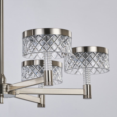 Подвесная люстра Diamond cut MD21020075-6A satin nickel